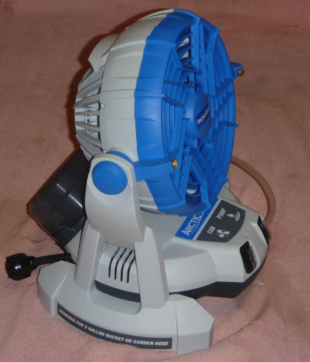 Arctic Cove MBF018 18v Cordless Bucket Top Misting Fan NEW! Ryobi One+
