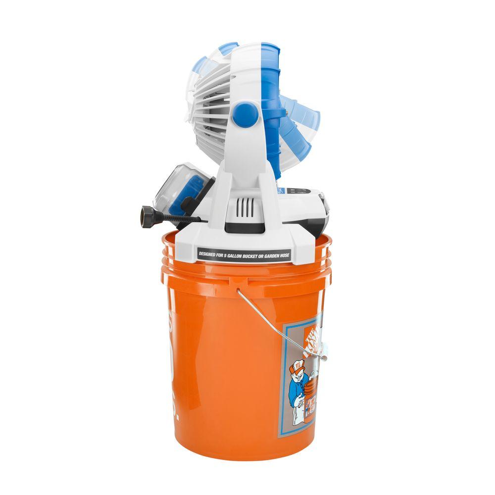 Arctic Cove MBF018 18v Cordless Bucket Top Misting Fan NEW! Ryobi One+